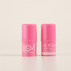 Love Momma Super Rich Mom & Baby Lip Balm – Rose Flower & Jojoba Oil | 6 Nourishing Oils | Organic, Non-Toxic & Pediatric Approved | Natural Lip Care for Moms, Babies & Kids