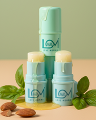 Love Momma Super Rich Mom & Baby Lip Balm – Basil & Almond Oil| Clean, Gentle & Nourishing Lip Care for Moms and Babies | Heals Dry Lips and Soothes Baby